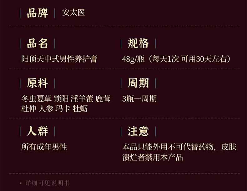 图片[5]-安太医阳顶天中式男性养护膏
